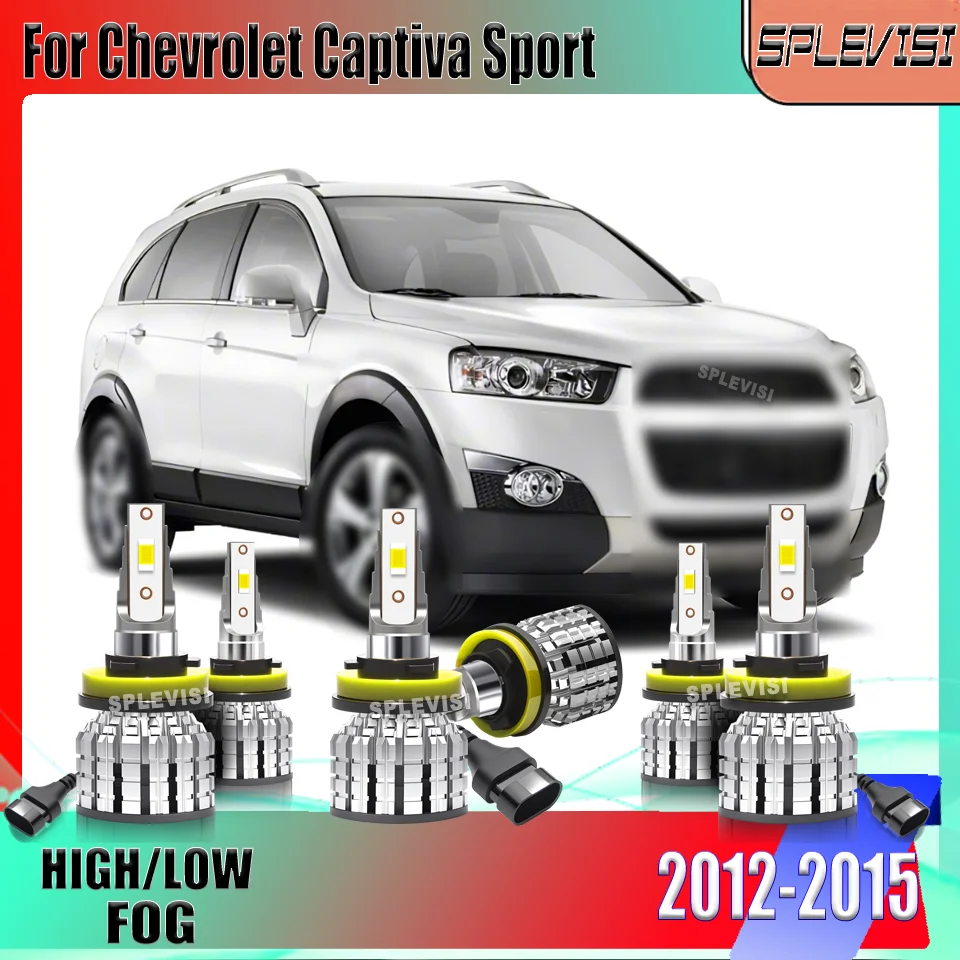 SPLEVISI 350% Brightness Car Light LED Headlight Foglamp Combo Kit H11/H9/H8/711 For Chevrolet Captiva Sport 2012 2013 2014 2015
SPLEVISI 350% Brightness Car Light LED Headlight Foglamp Combo Kit H11/H9/H8/711 For Chevrolet Captiva Sport 2012 2013 2014 2015