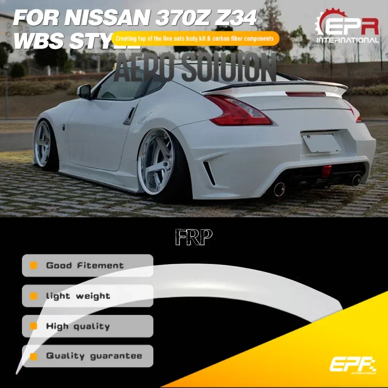 For Nissan 2009 On 370Z Z34 WBS Style Fiberglass Rear Spoiler FRP Fiber Glass Trunk Splitter Bootlid Wing Lip Drift Tuning Kit
For Nissan 2009 On 370Z Z34 WBS Style Fiberglass Rear Spoiler FRP Fiber Glass Trunk Splitter Bootlid Wing Lip Drift Tuning Kit