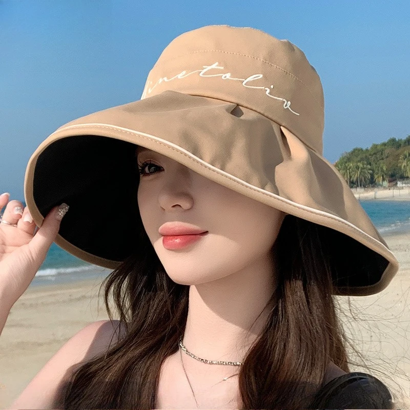 2025 Spring and Summer New Split Semicircle Color Matching Bow Foldable Big Edge Sunscreen Cap
2025 Spring and Summer New Split Semicircle Color Matching Bow Foldable Big Edge Sunscreen Cap
