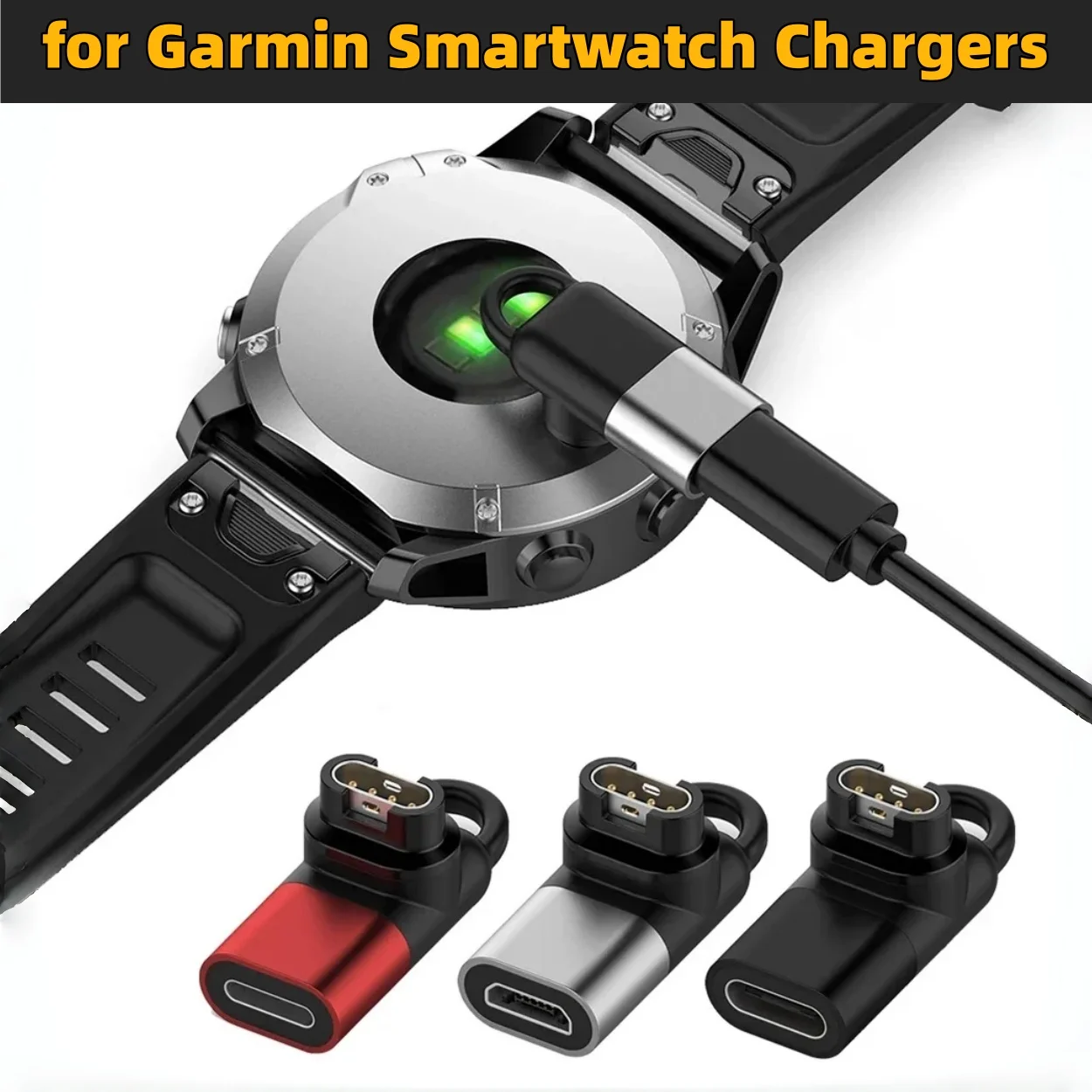 Type C Charging Adapter For Garmin Fenix 8 7 7S 7X Instinct 3 2 2s 2X Watch Charger Connector for Forerunner 570 965 265 255 955
Type C Charging Adapter For Garmin Fenix 8 7 7S 7X Instinct 3 2 2s 2X Watch Charger Connector for Forerunner 570 965 265 255 955