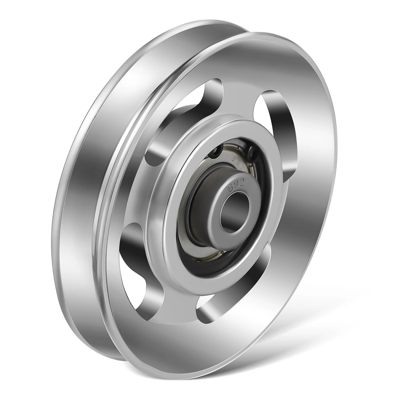 Aluminum Pulley Accessories Fitness Parts Gym Wheel Heavy Duty Cable Smooth Surface Polished Use Workout Equipment
Aluminum Pulley Accessories Fitness Parts Gym Wheel Heavy Duty Cable Smooth Surface Polished Use Workout Equipment
