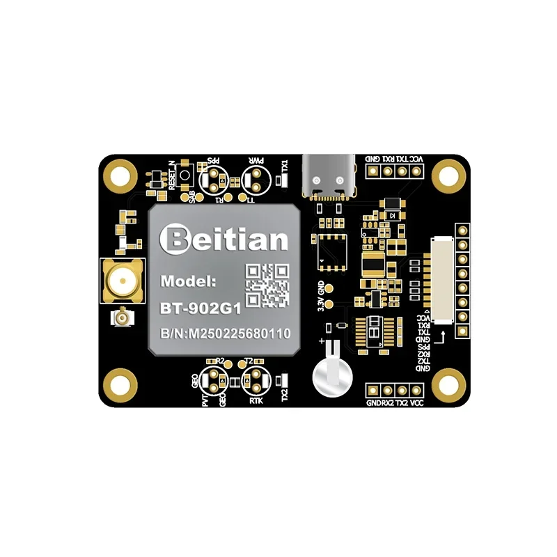 In stock Beitian GNSS Module Sinan K902 High-precision Centimeter-level RTK Positioning Board Card GPS Beidou BT-902G1
In stock Beitian GNSS Module Sinan K902 High-precision Centimeter-level RTK Positioning Board Card GPS Beidou BT-902G1