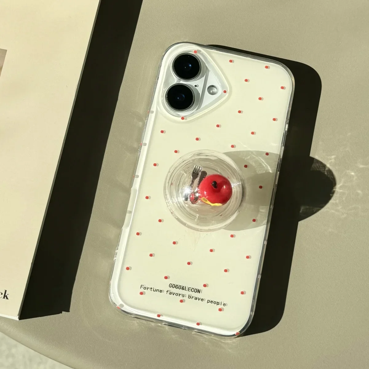 Корейский милый фруктовый нож и вилка Griptok, кронштейн для IPhone 16, милый прозрачный универсальный держатель для телефона, кольцо-подставка, ручка Tok
Корейский милый фруктовый нож и вилка Griptok, кронштейн для IPhone 16, милый прозрачный универсальный держатель для телефона, кольцо-подставка, ручка Tok