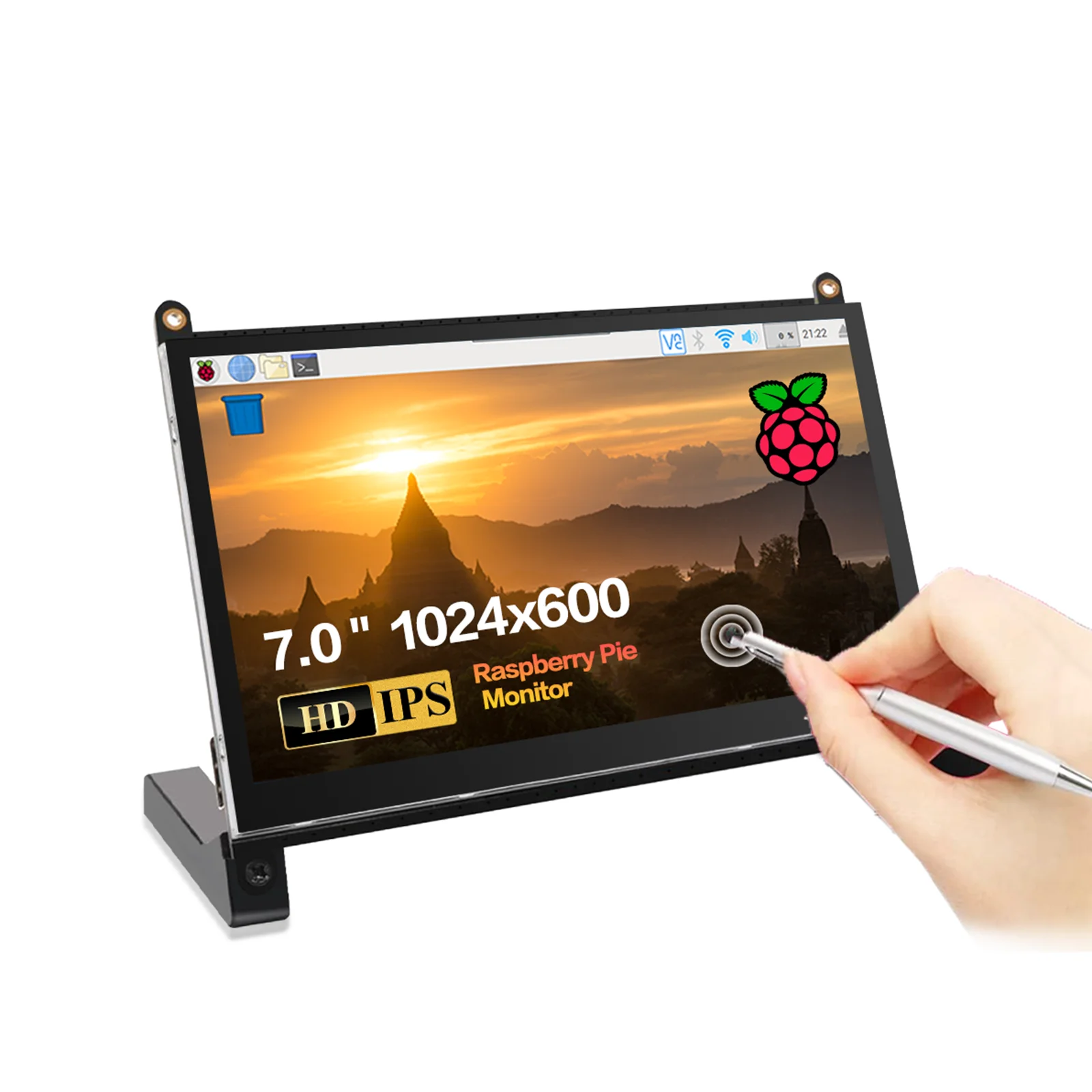 7-дюймовый сенсорный монитор для Raspberry Pi 5 4 3 Banana Orange RasPi 1024*600 ЖК-дисплей HMDI VESA 75*75 мм только экран
7-дюймовый сенсорный монитор для Raspberry Pi 5 4 3 Banana Orange RasPi 1024*600 ЖК-дисплей HMDI VESA 75*75 мм только экран