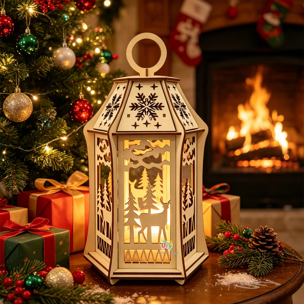 URY 3D Wooden Puzzle Lantern LED Light Up Handheld Wood DIY Assembly Model Kit Desk Bedside Lamp Decor Christmas Gift
URY 3D Wooden Puzzle Lantern LED Light Up Handheld Wood DIY Assembly Model Kit Desk Bedside Lamp Decor Christmas Gift