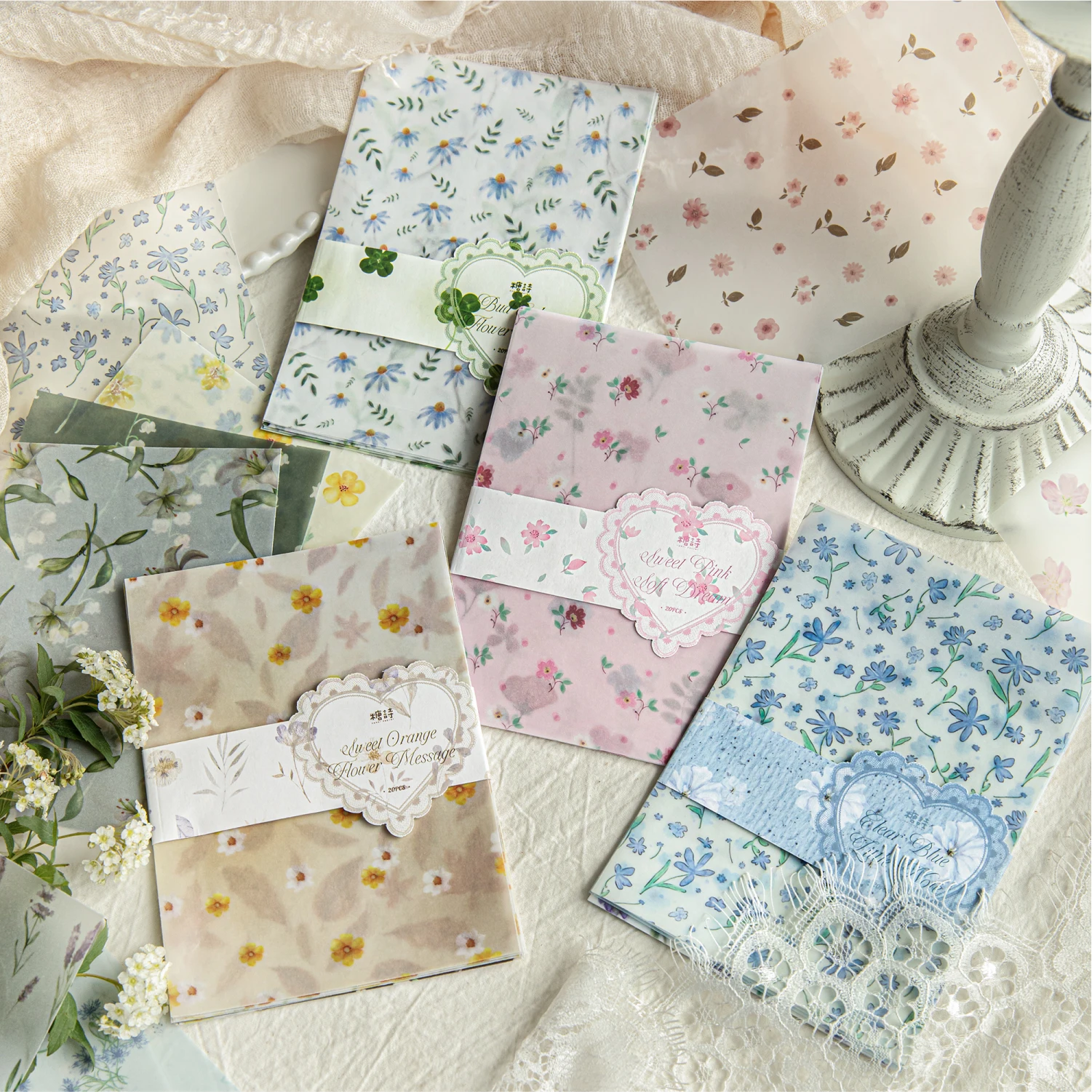 20Pcs Komachi Flower Garden Material Paper, Aesthetic Floral Scrapbook Paper for DIY Journal & Hand Account Decoration
20Pcs Komachi Flower Garden Material Paper, Aesthetic Floral Scrapbook Paper for DIY Journal & Hand Account Decoration