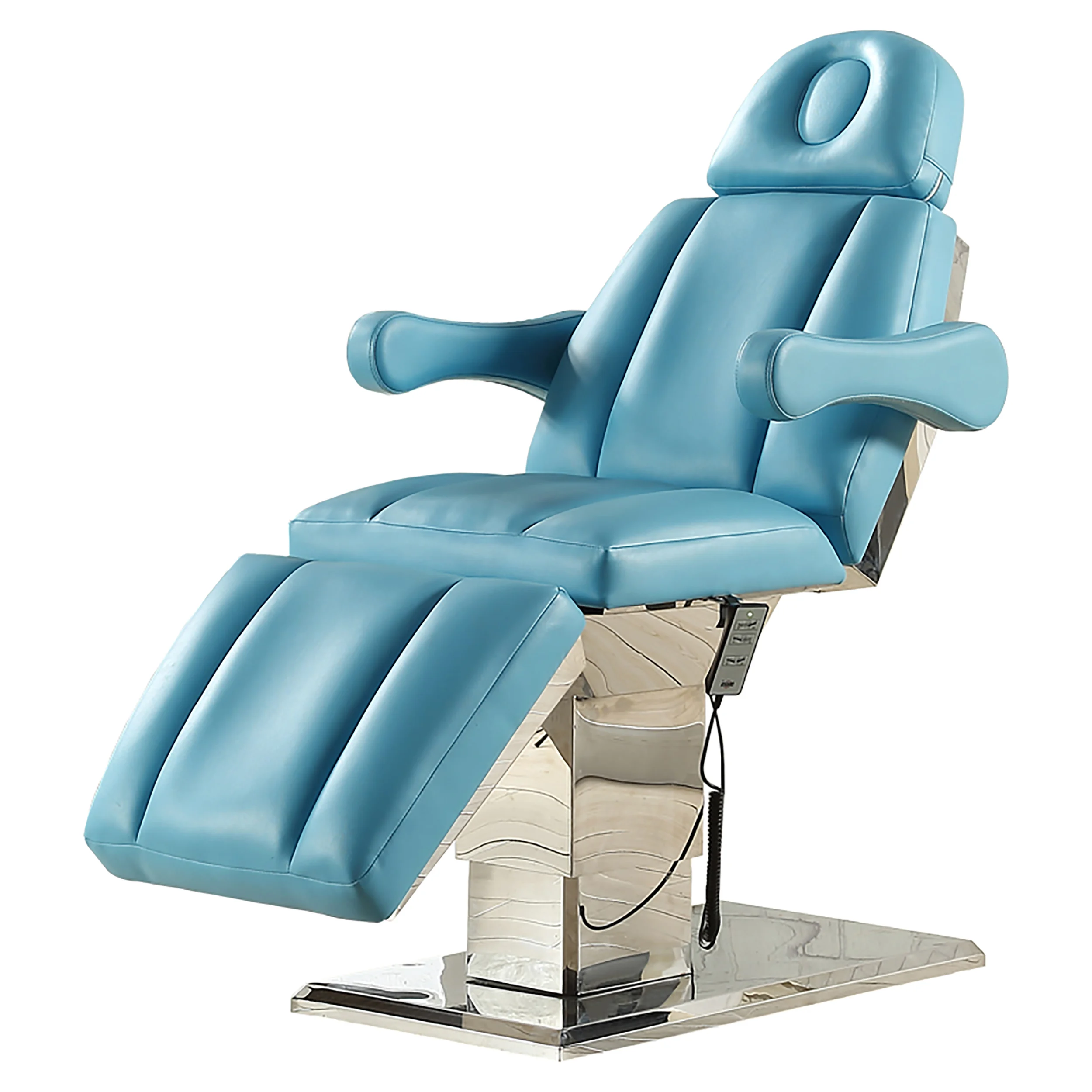 New Arrival French Beauty Salon Electric Blue Color Facial Aesthetic Bed Massage Treatment Table with 3 Motors
New Arrival French Beauty Salon Electric Blue Color Facial Aesthetic Bed Massage Treatment Table with 3 Motors