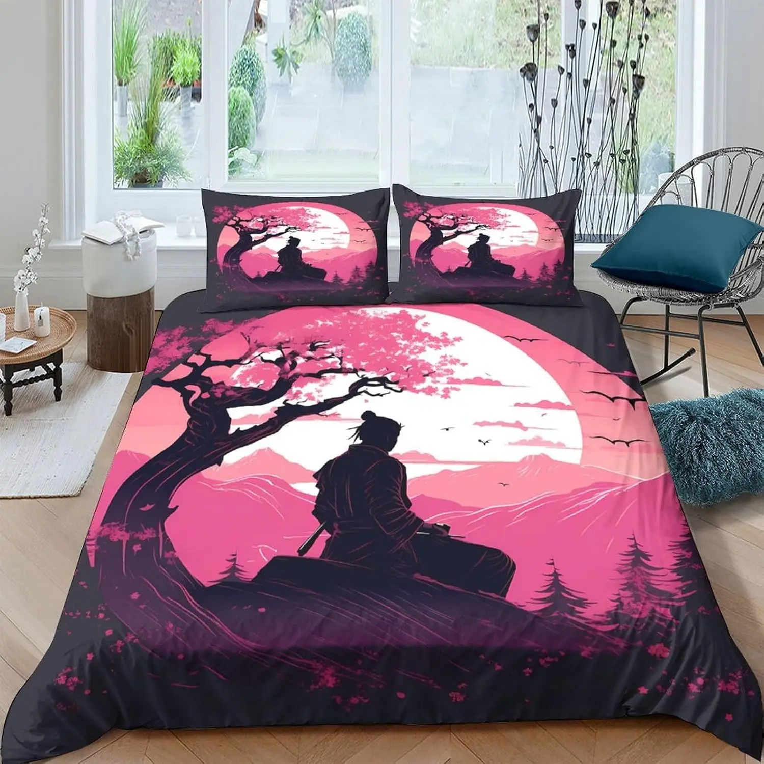 Samurai Sunset Bedding Set 140x200cm With 2 Pillowcases 3D Print Graphic Modern Anime Room Decor Quilt Cover
Samurai Sunset Bedding Set 140x200cm With 2 Pillowcases 3D Print Graphic Modern Anime Room Decor Quilt Cover