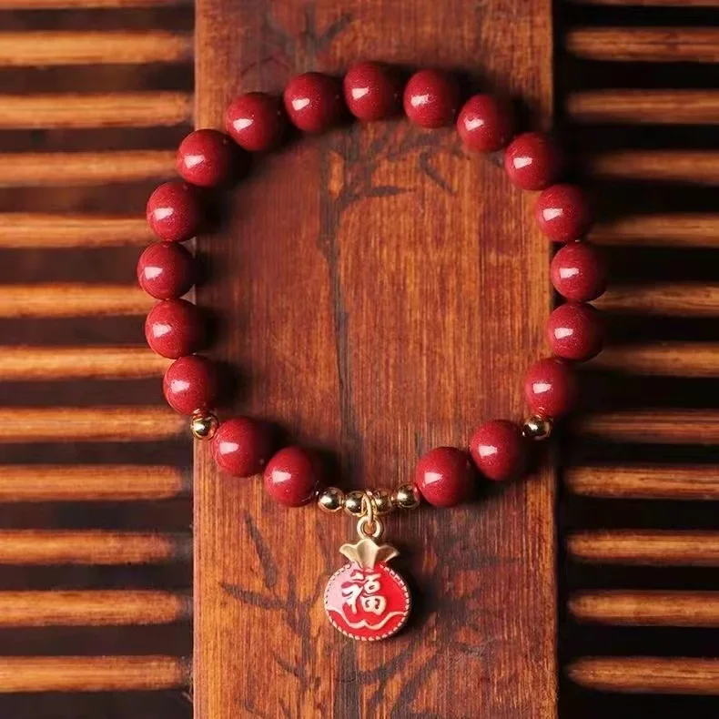 Premium Natural Cinnabar Purple Gold Cinnabar Mala Bracelet Lucky Bag Tassel Wenwan Prayer Beads For Men Women
Premium Natural Cinnabar Purple Gold Cinnabar Mala Bracelet Lucky Bag Tassel Wenwan Prayer Beads For Men Women
