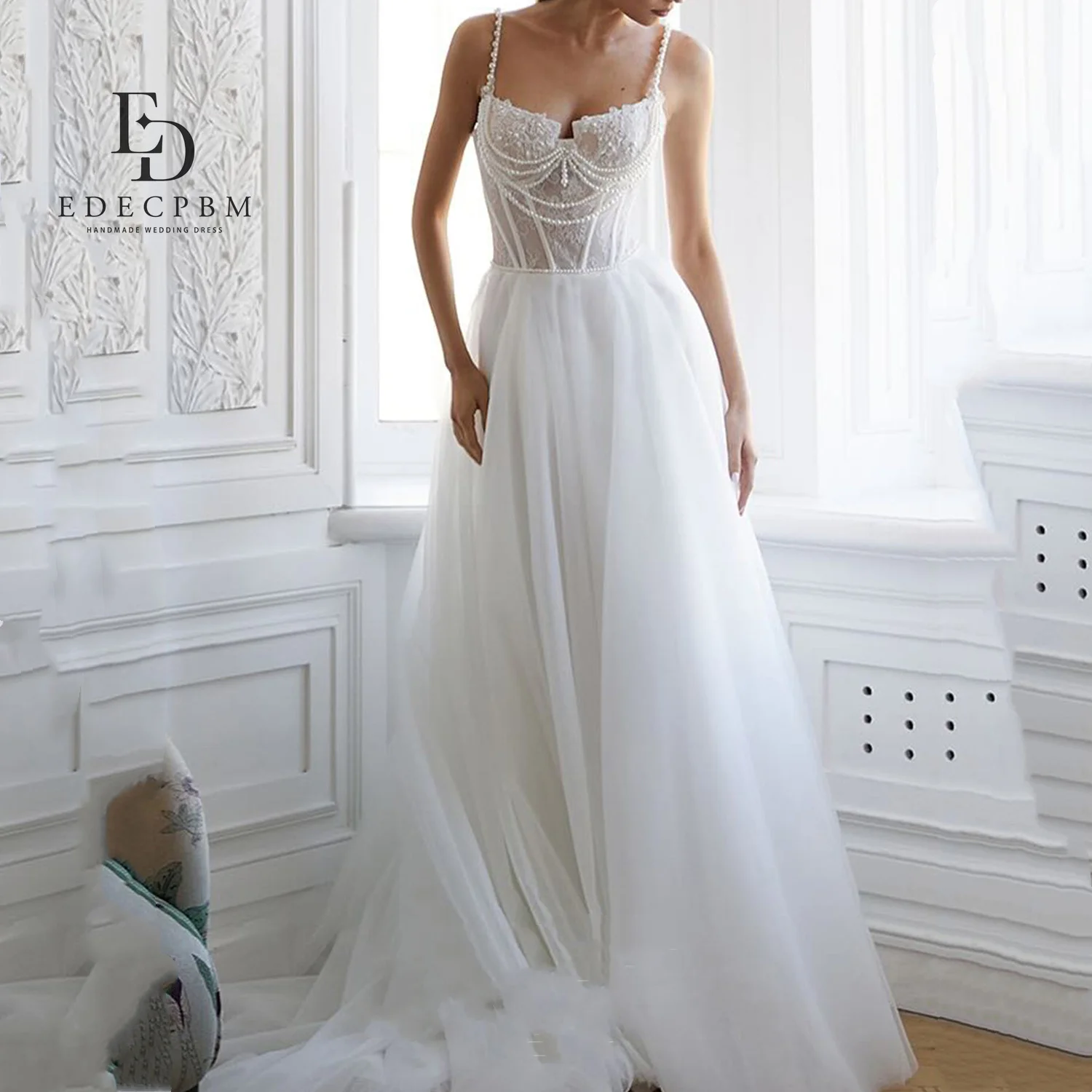 EDECPBM Luxurious Women's Evening Dresses 2025 Luxury Vestidos De Fiesta فساتين سهرة Wedding Dress Beads Customized A-line Prom
EDECPBM Luxurious Women's Evening Dresses 2025 Luxury Vestidos De Fiesta فساتين سهرة Wedding Dress Beads Customized A-line Prom