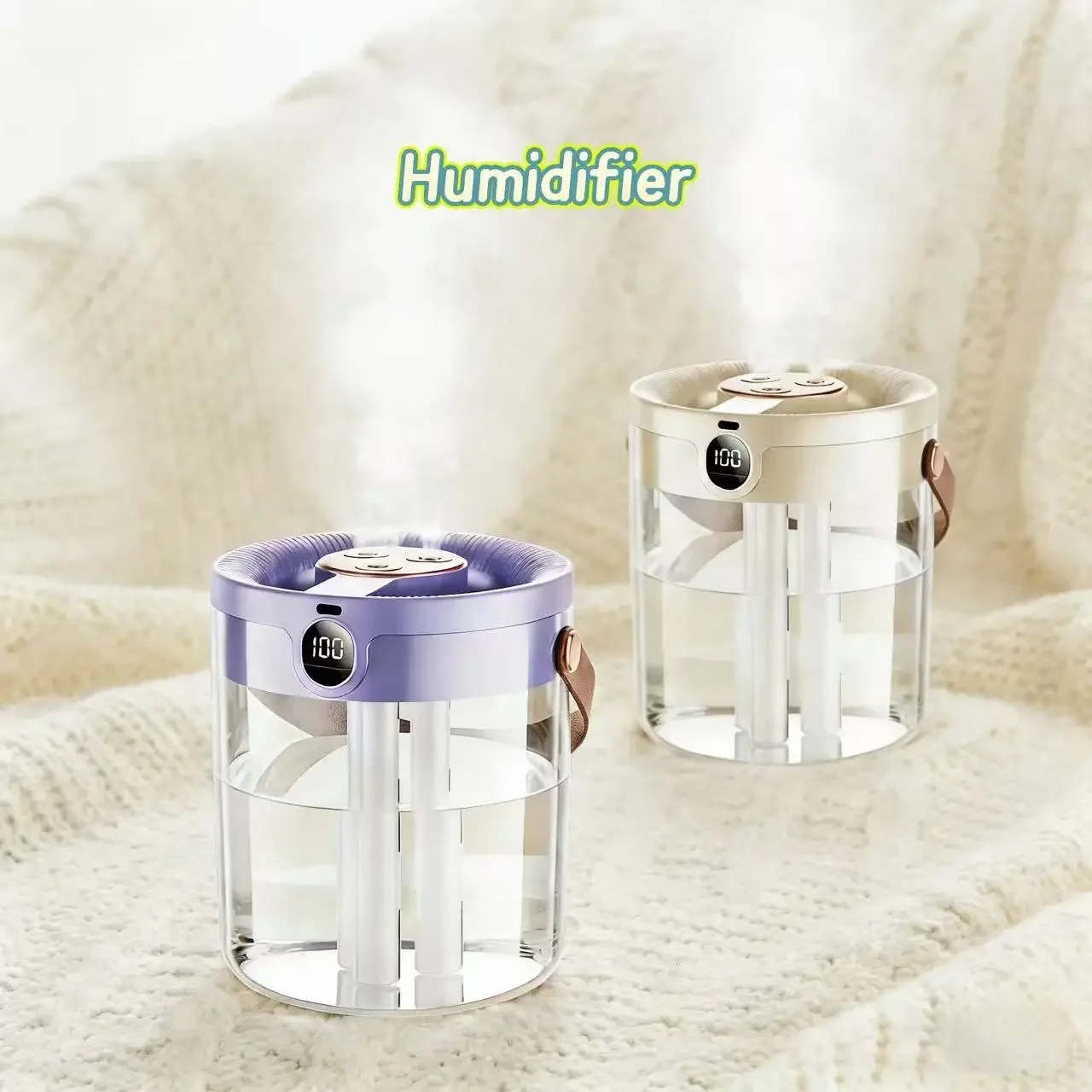 Humidifiers For Rooms Large Capacity Portable Desktop Ultrasonic Humidifier with Spray Purifier Office Quiet Charging Air
Humidifiers For Rooms Large Capacity Portable Desktop Ultrasonic Humidifier with Spray Purifier Office Quiet Charging Air