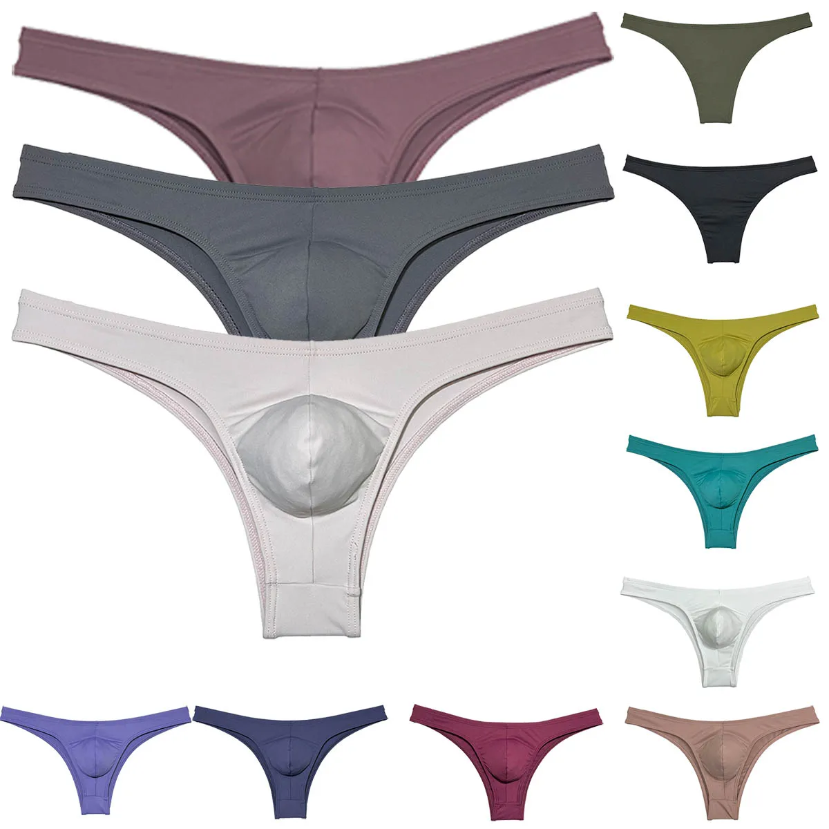 Men's Bikini Briefs Low-Rise Underwear Male Thong U-Convex Pouch Underpants Cheeky Breathable Silky Swim Shorts Beach Briefs
Men's Bikini Briefs Low-Rise Underwear Male Thong U-Convex Pouch Underpants Cheeky Breathable Silky Swim Shorts Beach Briefs