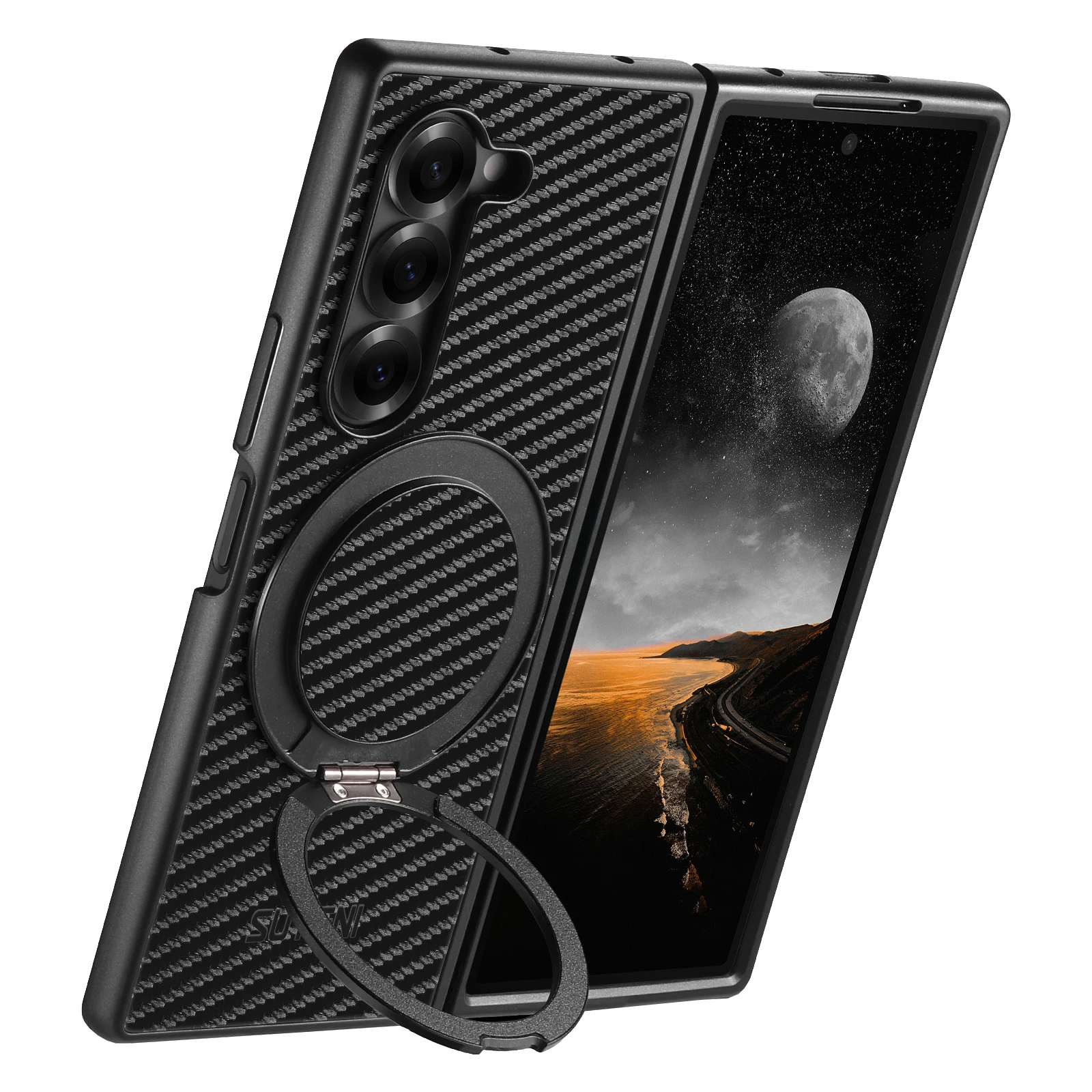 Carbon fiber pattern Magnetic Bracket Case for Samsung Galaxy Z Fold 7,6,5 360° Rotating holder Ring Stand cover
Carbon fiber pattern Magnetic Bracket Case for Samsung Galaxy Z Fold 7,6,5 360° Rotating holder Ring Stand cover