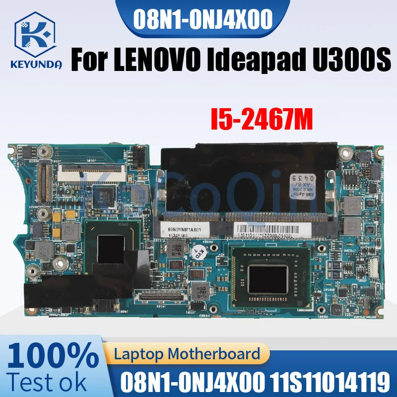 For LENOVO Ideapad U300S Notebook Mainboard 08N1-0NJ4X00 11S11014119 Laptop Motherboard Full Tested
For LENOVO Ideapad U300S Notebook Mainboard 08N1-0NJ4X00 11S11014119 Laptop Motherboard Full Tested