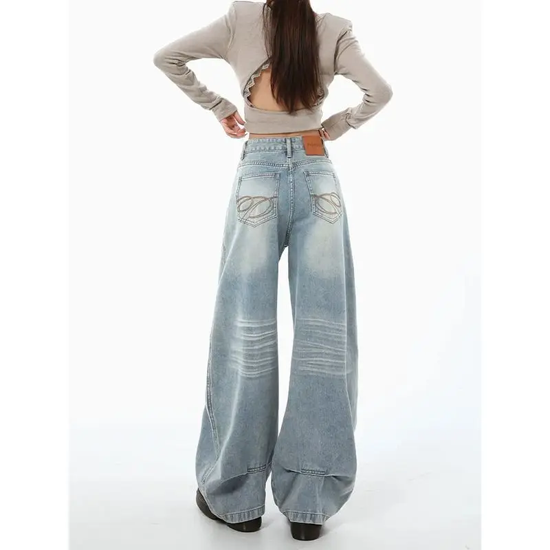 Wide Leg Straight Cut High Waist Jeans for Women Casual Spring Autumn 2026 New Style Phoenix Tree Pattern Jeans by Guangzhou ...
Wide Leg Straight Cut High Waist Jeans for Women Casual Spring Autumn 2026 New Style Phoenix Tree Pattern Jeans by Guangzhou ...