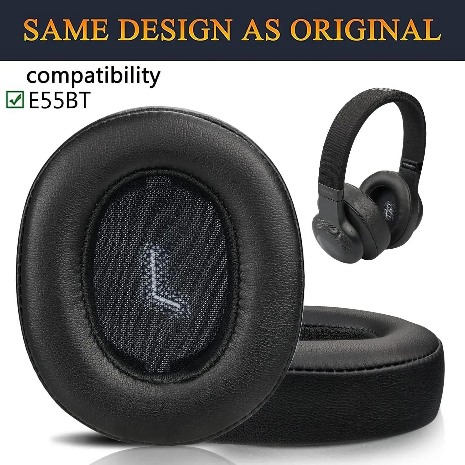 Replacement Earpads for JBL E55BT Earphone Memory Foam Cover Earpads Headphone
Replacement Earpads for JBL E55BT Earphone Memory Foam Cover Earpads Headphone