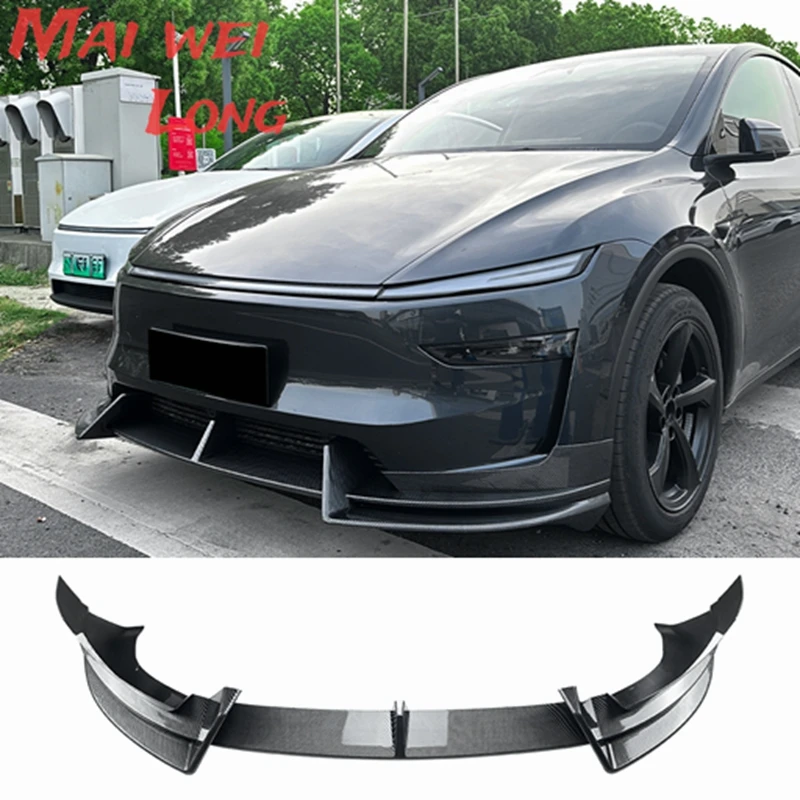 For Tesla New Model Y 2024+ ABS Gloss Black Tuning Car Front Bumper Front Lip Front Shovel kit Body Spoiler Splitter kit
For Tesla New Model Y 2024+ ABS Gloss Black Tuning Car Front Bumper Front Lip Front Shovel kit Body Spoiler Splitter kit