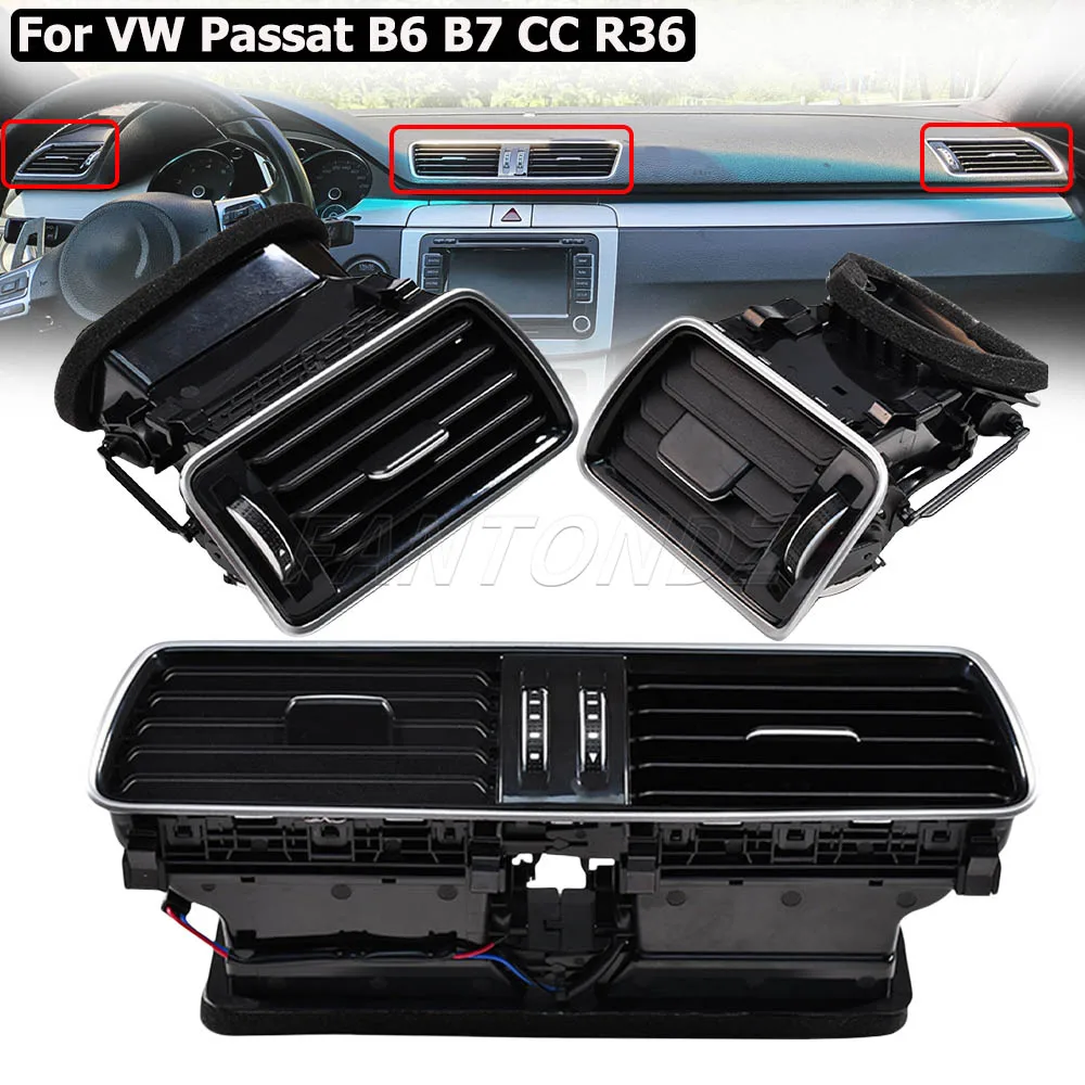 For VW Passat B6 B7 CC R36 Car Front Dashboard Air Conditioning Outlet A/C Air Conditioning Vents 3AD819728A 3AD819701 3AD819702
For VW Passat B6 B7 CC R36 Car Front Dashboard Air Conditioning Outlet A/C Air Conditioning Vents 3AD819728A 3AD819701 3AD819702