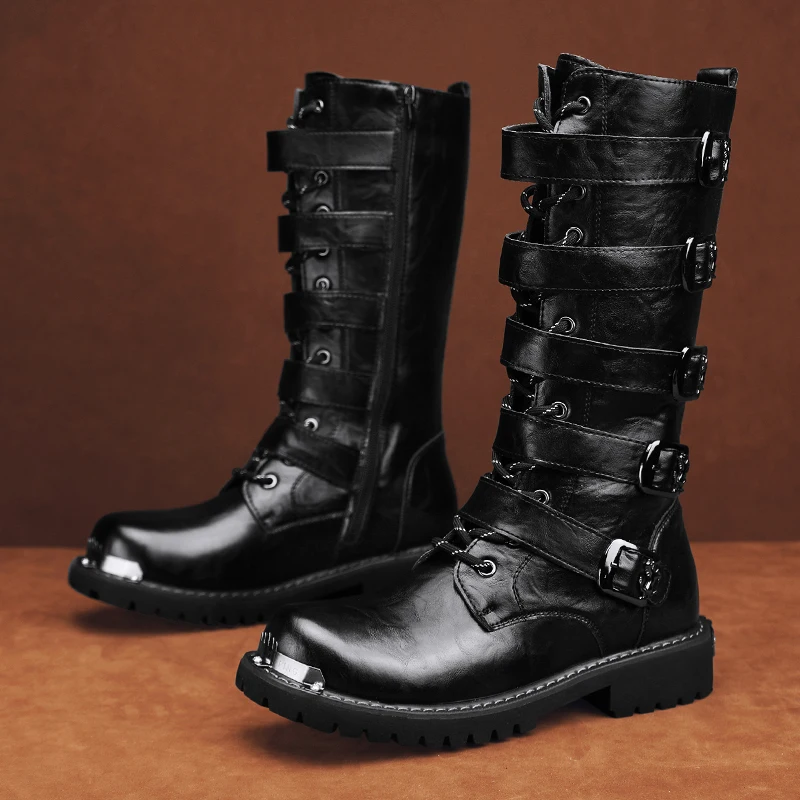 Men's Motorcycle Boots Four Season Casual Classic High-top Boots Outdoor Plus Size Tooling Boots Fashion Safety Protection Boots
Men's Motorcycle Boots Four Season Casual Classic High-top Boots Outdoor Plus Size Tooling Boots Fashion Safety Protection Boots