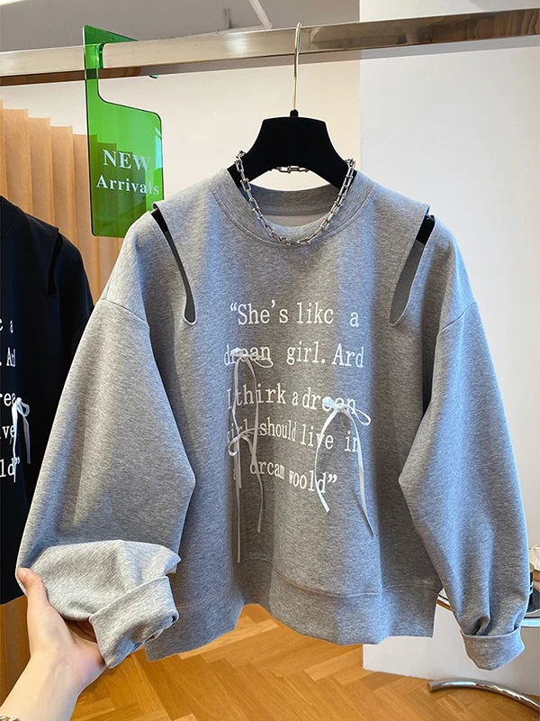 Свободный женский худи с длинными рукавами и открытыми плечами, больших размеров, в корейском стиле, с узлом и буквенным принтом, удобный топ
Свободный женский худи с длинными рукавами и открытыми плечами, больших размеров, в корейском стиле, с узлом и буквенным принтом, удобный топ