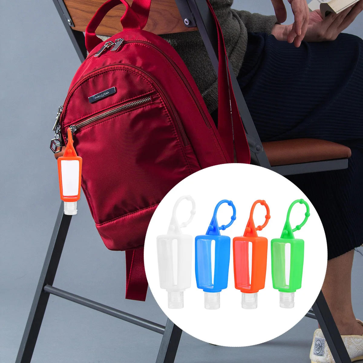 4Pcs Silicone Sleeve Travel Bottles 30Ml Leak Proof Portable Liquid Containers for Hand Shampoo Conditioner
4Pcs Silicone Sleeve Travel Bottles 30Ml Leak Proof Portable Liquid Containers for Hand Shampoo Conditioner