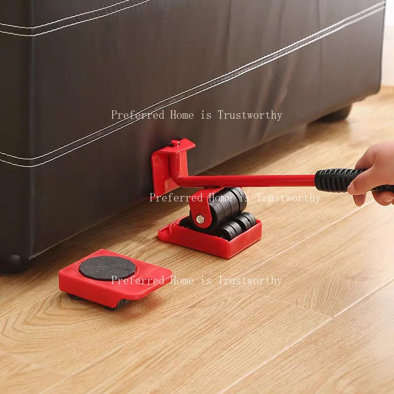 New Moving Tool Artifact Furniture Moving Pad Plastic Handling Tool Five-piece Set Weight Mover Mover
New Moving Tool Artifact Furniture Moving Pad Plastic Handling Tool Five-piece Set Weight Mover Mover