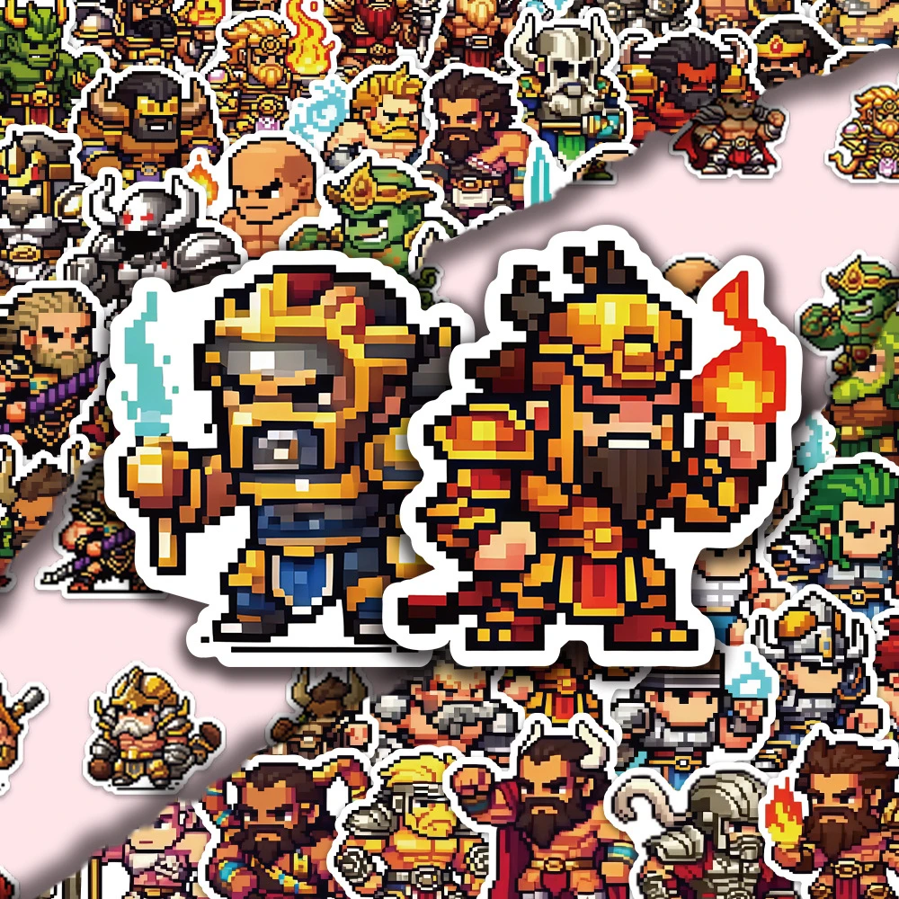 10/60PCS Medieval NPC Pixel Graffiti Stickers Character Cartoon Sticker for Phone Computer Notebook Stationery DIY Toys
10/60PCS Medieval NPC Pixel Graffiti Stickers Character Cartoon Sticker for Phone Computer Notebook Stationery DIY Toys