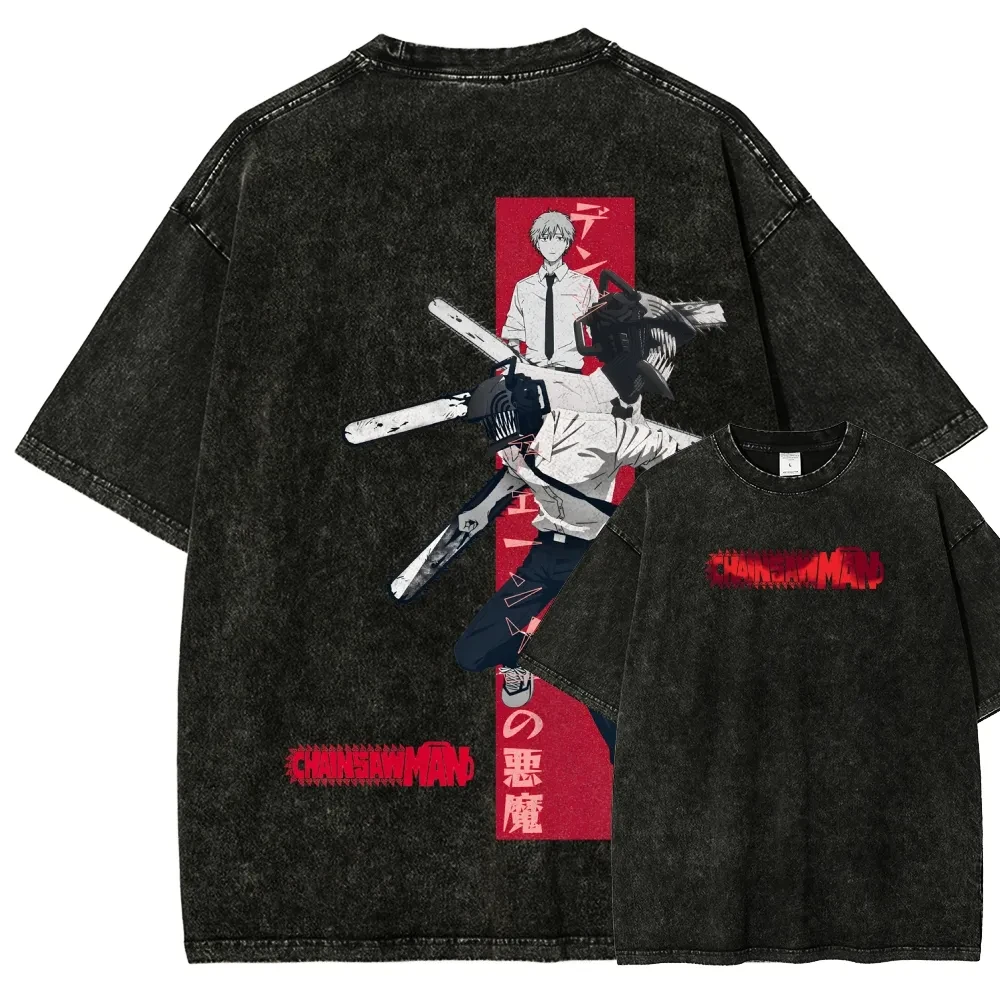 Футболка унисекс Chainsaw Man Makima Control Devil из винтажного выстиранного хлопка, летняя, оверсайз, уличный стиль, 2026
Футболка унисекс Chainsaw Man Makima Control Devil из винтажного выстиранного хлопка, летняя, оверсайз, уличный стиль, 2026
