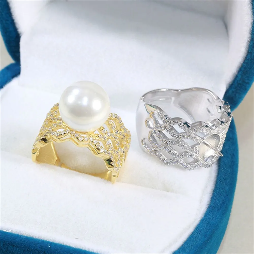 Solid S925 Sterling Silver Pearl Ring Settings Findings & Accessories for Jewelry Making Bulk Wholesale Craft Supplies No Pearl
Solid S925 Sterling Silver Pearl Ring Settings Findings & Accessories for Jewelry Making Bulk Wholesale Craft Supplies No Pearl