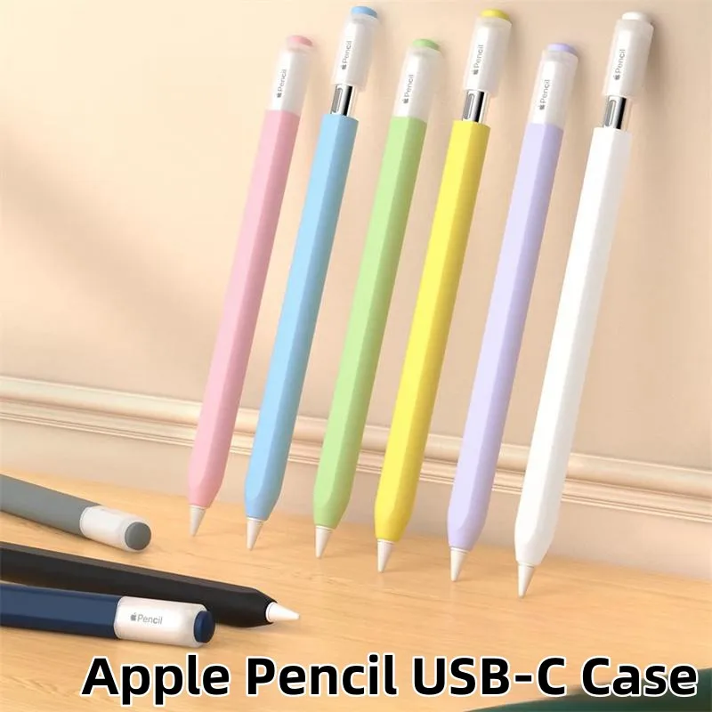 Пенал для Apple Pencil USB-C Защитный чехол Мягкий силиконовый противоударный чехол для стилуса для планшета
Пенал для Apple Pencil USB-C Защитный чехол Мягкий силиконовый противоударный чехол для стилуса для планшета