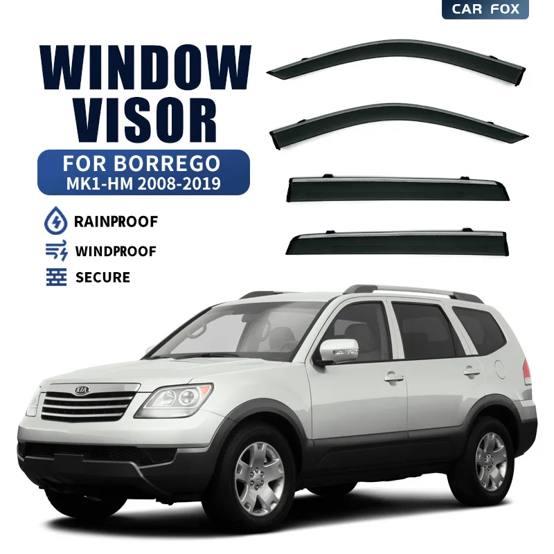 For KIA Borrego 2008-2019 Car Window Visor Awning Shelters Windshield Side Window Rain Sun Shade Auto Accessories Car Styling
For KIA Borrego 2008-2019 Car Window Visor Awning Shelters Windshield Side Window Rain Sun Shade Auto Accessories Car Styling