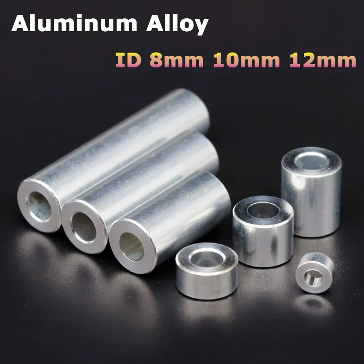 2/5pcs Inner Dia 8mm 10mm 12mm Aluminum Alloy Bushing Washer Gasket Round Hollow no thread Sleeve Standoff Spacers L=2-20mm
2/5pcs Inner Dia 8mm 10mm 12mm Aluminum Alloy Bushing Washer Gasket Round Hollow no thread Sleeve Standoff Spacers L=2-20mm