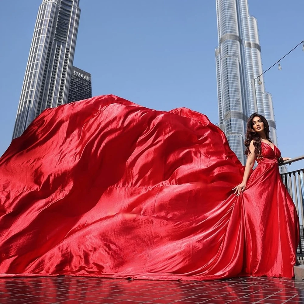 A Line Evening Dress Long Train Party Dresses Flying Dress Celebrity Gala Dress for Arabic Women فساتين منا Customized
A Line Evening Dress Long Train Party Dresses Flying Dress Celebrity Gala Dress for Arabic Women فساتين منا Customized
