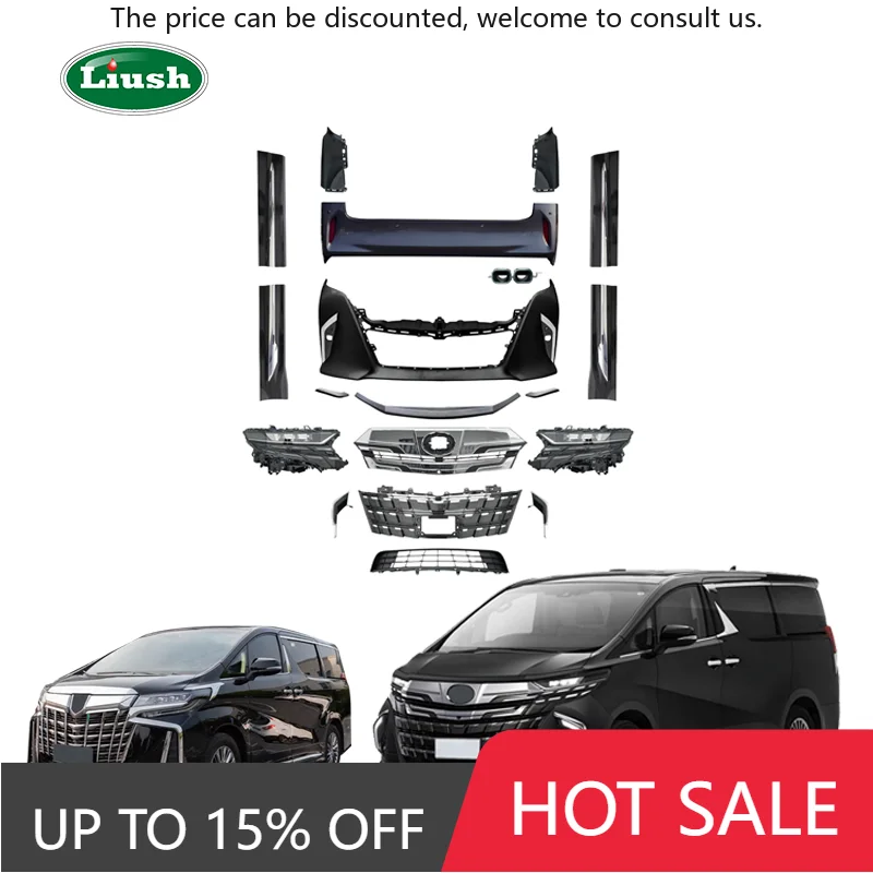 Liush Body Kit ALPHARD Modification Kit Front Bumper Rear Bumper Side Skirts Upgrade For Toyota ALPHARD UPGRADE To 40 ALPHARD
Liush Body Kit ALPHARD Modification Kit Front Bumper Rear Bumper Side Skirts Upgrade For Toyota ALPHARD UPGRADE To 40 ALPHARD