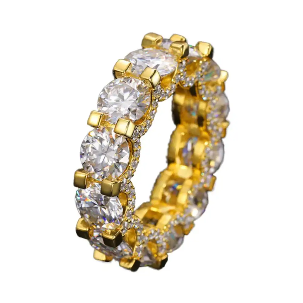 8.0mm Moissanite Ring for Men 2ct 18K Gold-Plated S925 Sterling Silver Hiphop Style Main Stone Inlaid GRA Certified Prong
8.0mm Moissanite Ring for Men 2ct 18K Gold-Plated S925 Sterling Silver Hiphop Style Main Stone Inlaid GRA Certified Prong