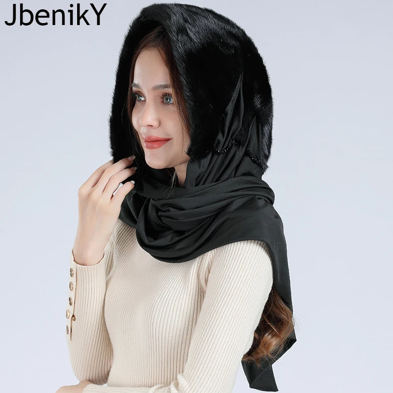Warm Winter Full Mink Hat With Scarf New Style Genuine Mink Fur Beanie And High-Quality Natural Fur Scarf Free Shipping
Warm Winter Full Mink Hat With Scarf New Style Genuine Mink Fur Beanie And High-Quality Natural Fur Scarf Free Shipping