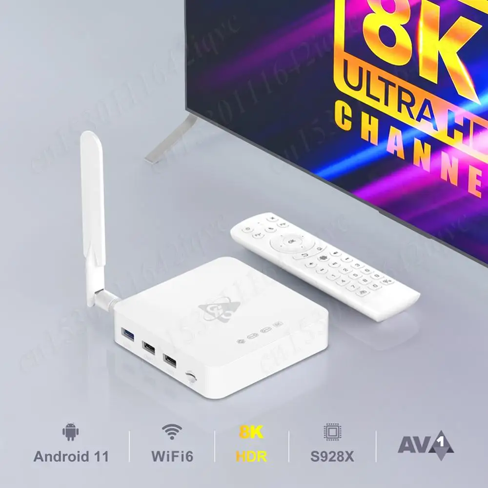 H96Max M12 Set Top Box for Android 11.0 with 2.4G Voice Remote Control HD Media Player 8K for Android TV Box WiFi6 BT5.4 TV Box
H96Max M12 Set Top Box for Android 11.0 with 2.4G Voice Remote Control HD Media Player 8K for Android TV Box WiFi6 BT5.4 TV Box