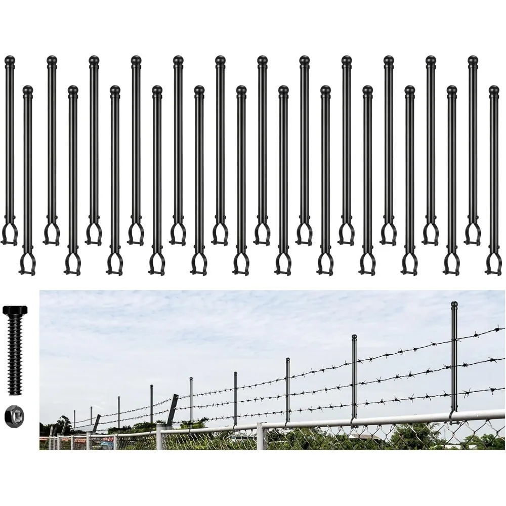 9 шт. Удлинитель ограждения для звеньев цепи 1-3/8 дюйма, высота 20-дюймового расширения, оцинкованный для конфиденциальности и собак (черный)
9 шт. Удлинитель ограждения для звеньев цепи 1-3/8 дюйма, высота 20-дюймового расширения, оцинкованный для конфиденциальности и собак (черный)