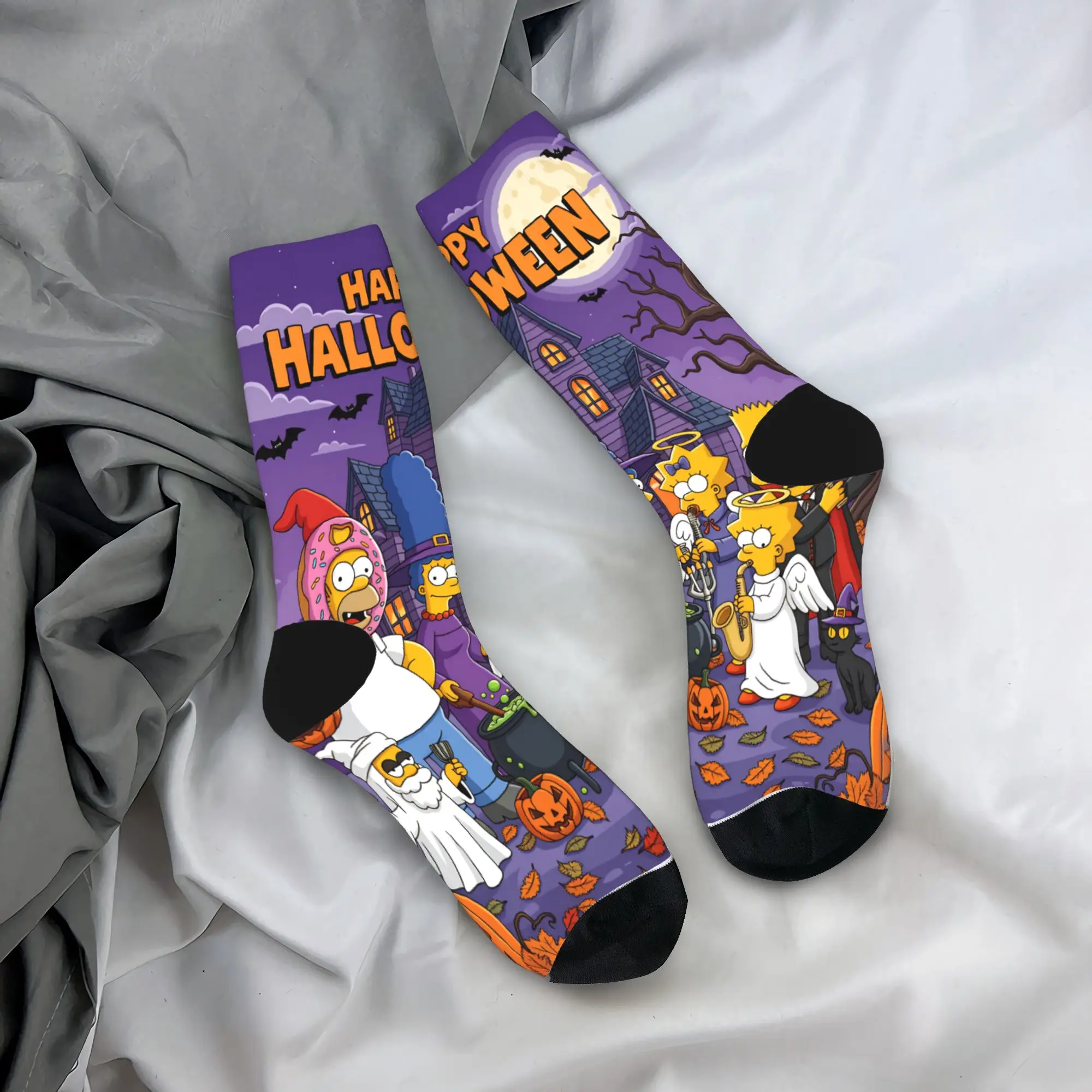 S-Simpsons Family Haunted House Halloween Socks Anti Skid Stockings Men Warm Soft Running Socks Spring Casual Custom Socks
S-Simpsons Family Haunted House Halloween Socks Anti Skid Stockings Men Warm Soft Running Socks Spring Casual Custom Socks
