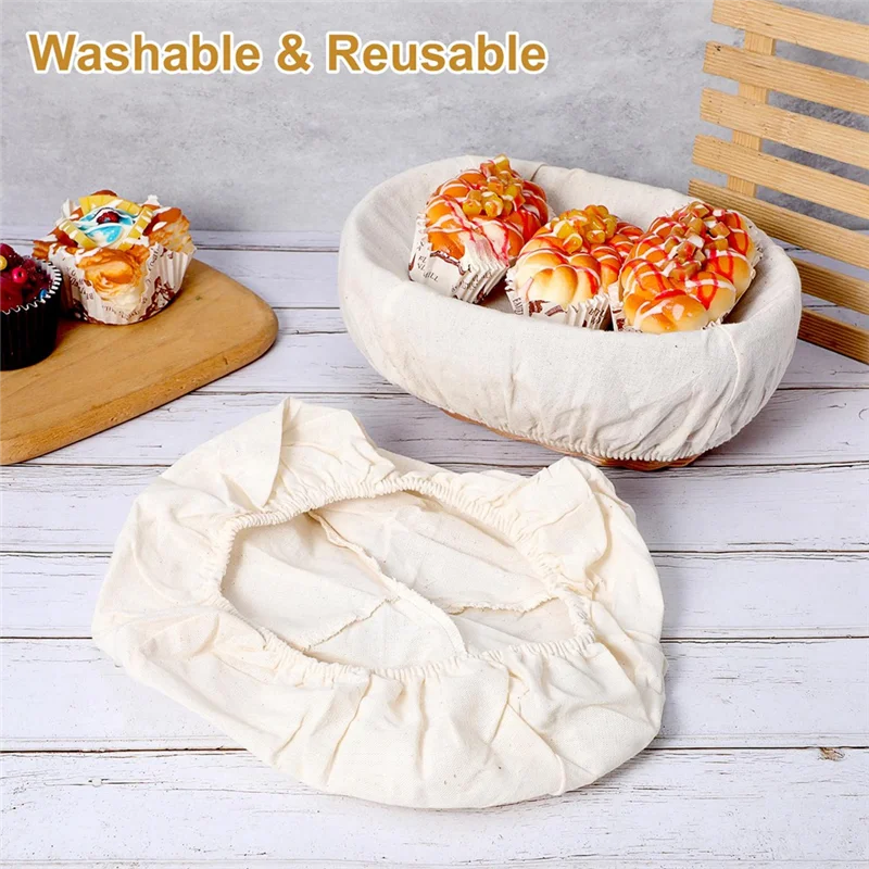 Best-Pad Sets For Bread Proofing-Round And Oval Basket Covers, Yogurt Baking Supplies And Household Baking Necessities
Best-Pad Sets For Bread Proofing-Round And Oval Basket Covers, Yogurt Baking Supplies And Household Baking Necessities