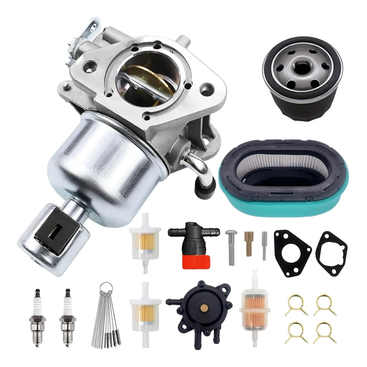 A76I Carburetor for Kohler 7000 Series KT725 KT730 KT735 KT740 KT745 22HP 23HP 24HP 25HP Engines Carb with Air Oil Filter
A76I Carburetor for Kohler 7000 Series KT725 KT730 KT735 KT740 KT745 22HP 23HP 24HP 25HP Engines Carb with Air Oil Filter
