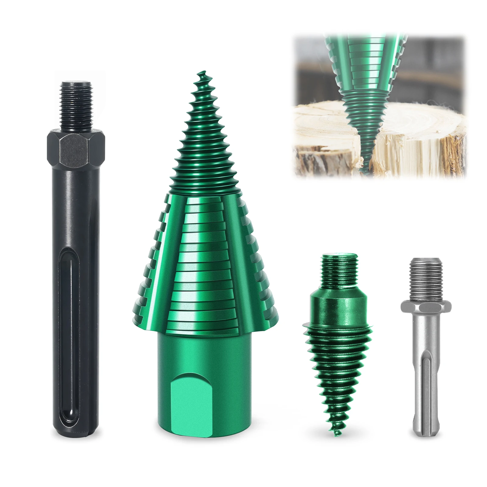 Suitable for SDS-Plus SDS-Max Compatible Quick Change Detachable Anti Stuck Heavy Duty Firewood Splitter Bit for Wet Dry Wood
Suitable for SDS-Plus SDS-Max Compatible Quick Change Detachable Anti Stuck Heavy Duty Firewood Splitter Bit for Wet Dry Wood