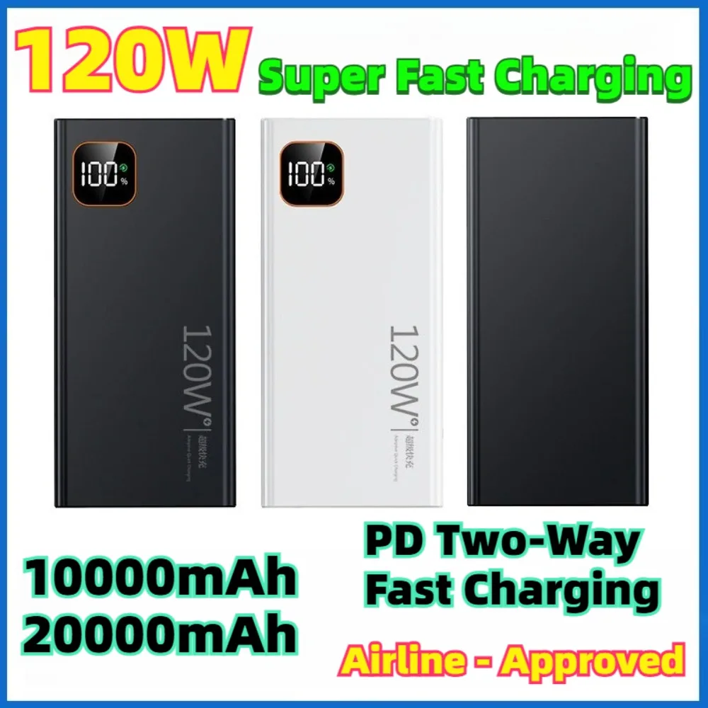 10000mAh 20000mAh 120W Ultra Capacity Power Bank Super Fast Charge CCC Certification Portable Battery Charger For IPhone Samsung
10000mAh 20000mAh 120W Ultra Capacity Power Bank Super Fast Charge CCC Certification Portable Battery Charger For IPhone Samsung