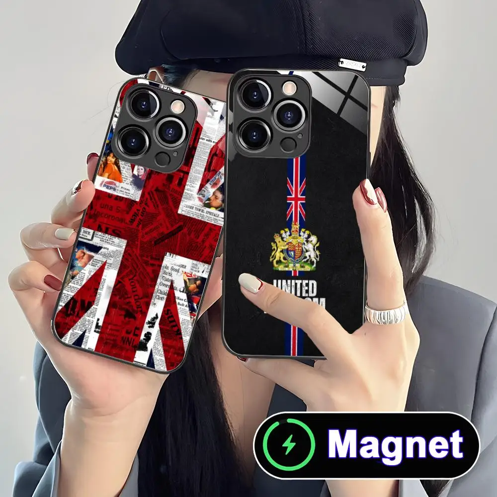 United Kingdom British Flag Glass MagSafe Mobile Phone Case for iPhone 17 16 15 14 13 12 11 Air Pro Max Plus Mini Colorful Cover
United Kingdom British Flag Glass MagSafe Mobile Phone Case for iPhone 17 16 15 14 13 12 11 Air Pro Max Plus Mini Colorful Cover