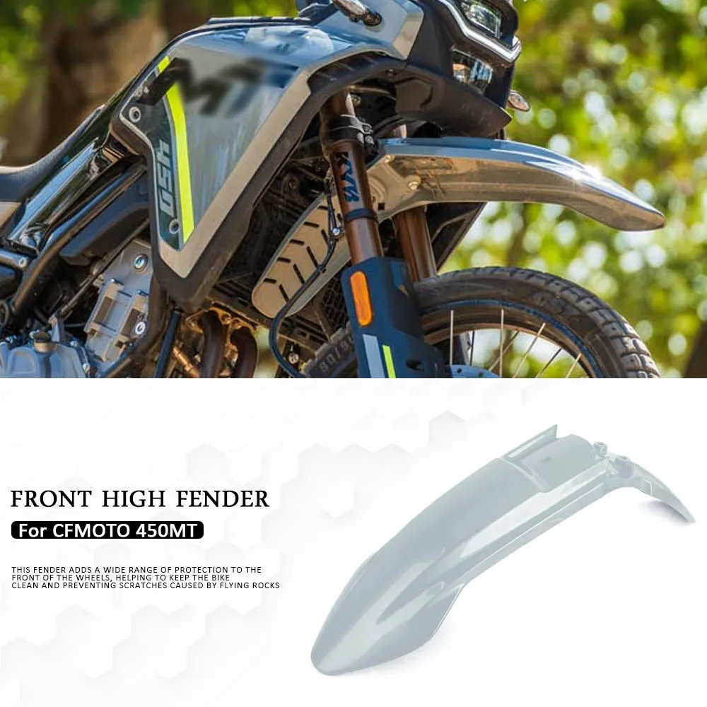 For CFMOTO 450-MT 450 MT Motorcycle Accessories Front Fender Cover Protector High Mudguard Blue Grey ABS plastics 450MT
For CFMOTO 450-MT 450 MT Motorcycle Accessories Front Fender Cover Protector High Mudguard Blue Grey ABS plastics 450MT