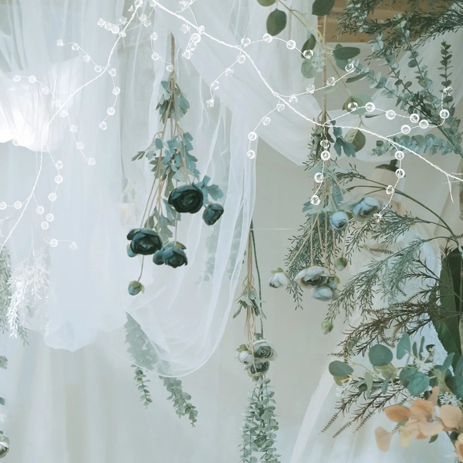 Crystal Bead Garland Clear Acrylic Teardrop String for DIY Wedding Home Decor Hanging Decoration Crystal Strand Pendant
Crystal Bead Garland Clear Acrylic Teardrop String for DIY Wedding Home Decor Hanging Decoration Crystal Strand Pendant