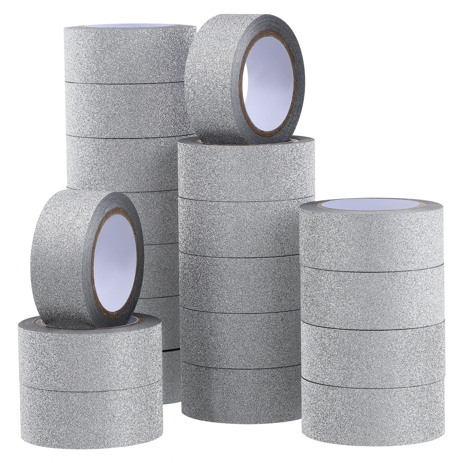 20 Rolls Glitter Film Tape Washi Decorative Gift Wrapping Shiny Scrapbook Paper Superior Quality Craft Packaging 
20 Rolls Glitter Film Tape Washi Decorative Gift Wrapping Shiny Scrapbook Paper Superior Quality Craft Packaging