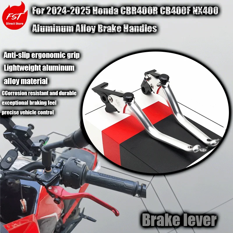 Для Honda CBR400R CB400F NX400 2024-2025 годов выпуска: модифицированные тормозные ручки и застежки из алюминиевого сплава
Для Honda CBR400R CB400F NX400 2024-2025 годов выпуска: модифицированные тормозные ручки и застежки из алюминиевого сплава
