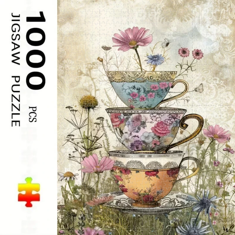 British Tea Cup Design New Style Educational Puzzle Difficult Challenge Leisure Decompression Jigsaw Puzzle
British Tea Cup Design New Style Educational Puzzle Difficult Challenge Leisure Decompression Jigsaw Puzzle