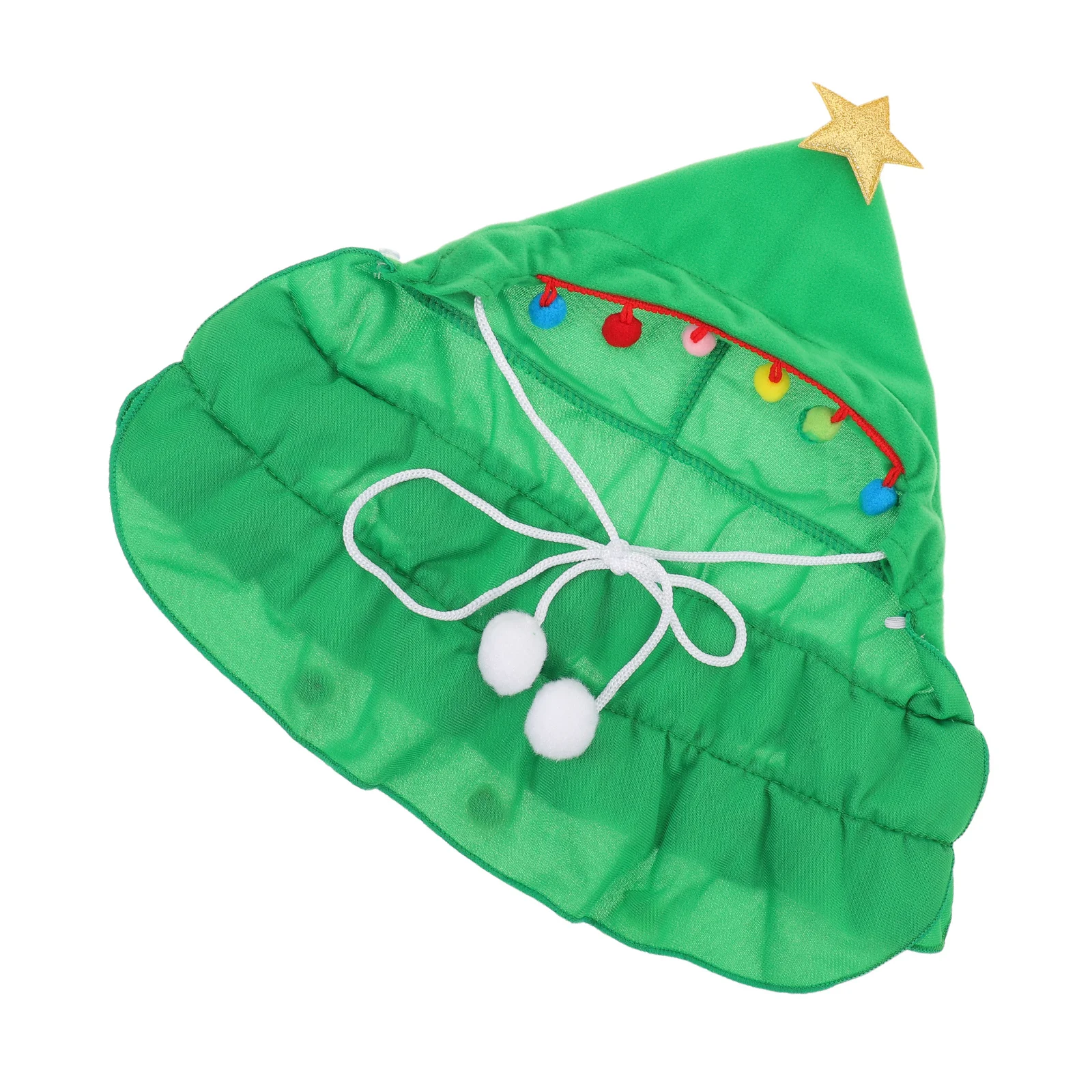Dog Christmas Outfit Elf Dog Costume Christmas Tree Cape Star Pompoms Holiday Cat Cloak Hooded Santa Pet Clothes Small Puppy
Dog Christmas Outfit Elf Dog Costume Christmas Tree Cape Star Pompoms Holiday Cat Cloak Hooded Santa Pet Clothes Small Puppy